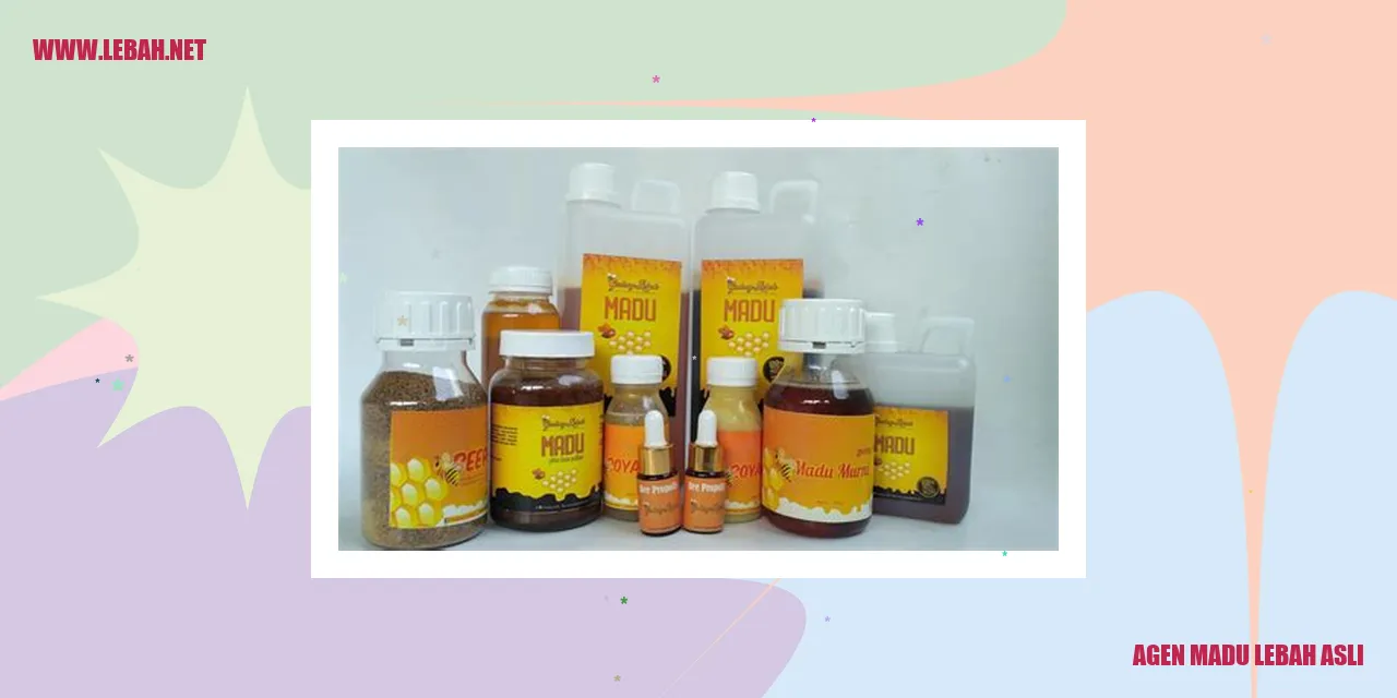 agen madu lebah asli