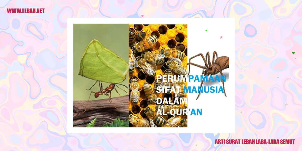 Artist Surat Lebah Laba-laba Semut