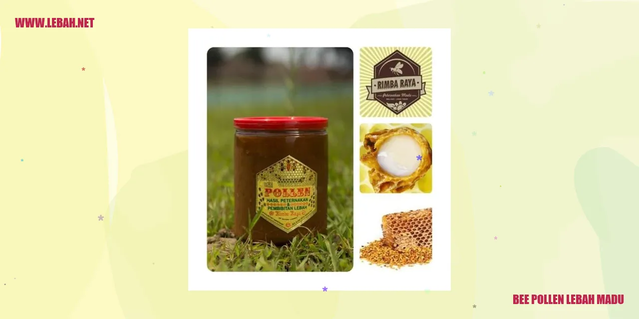bee pollen lebah madu