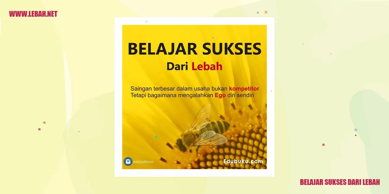Belajar Sukses dari Lebah