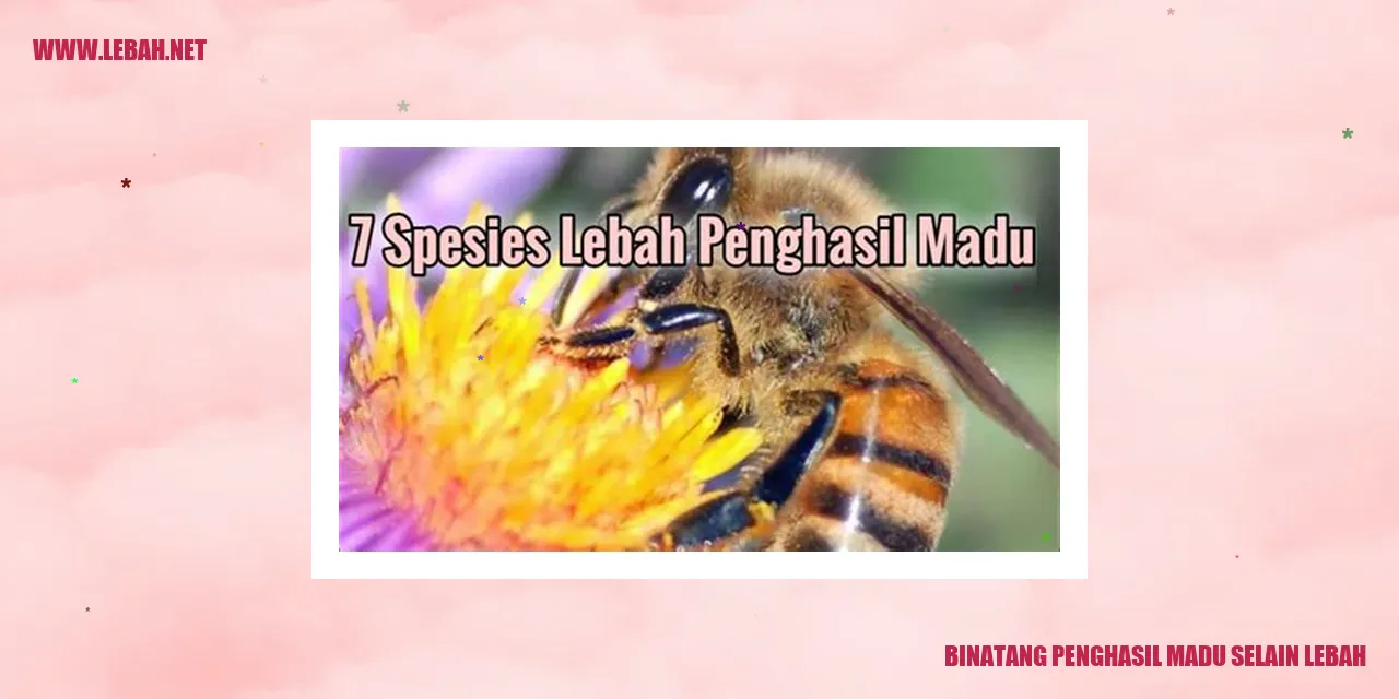 Lebah penghasil madu