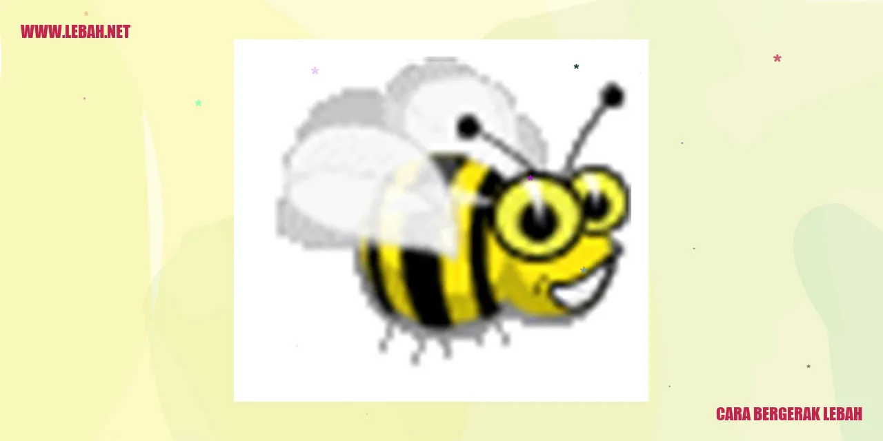 cara bergerak lebah