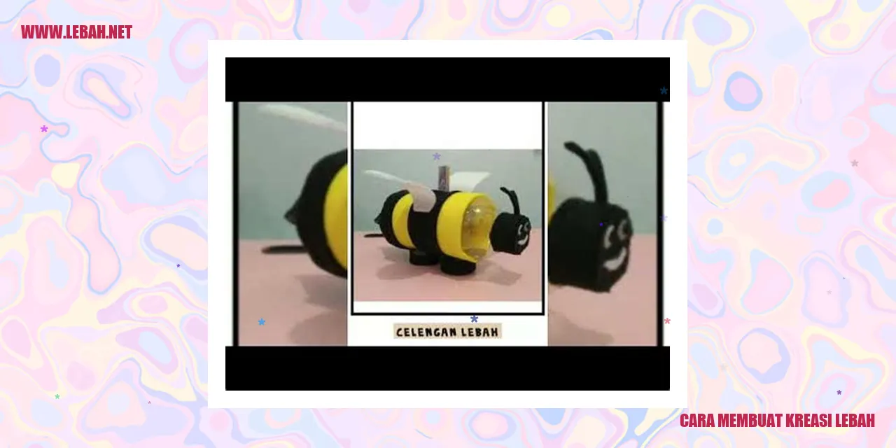 cara membuat kreasi lebah