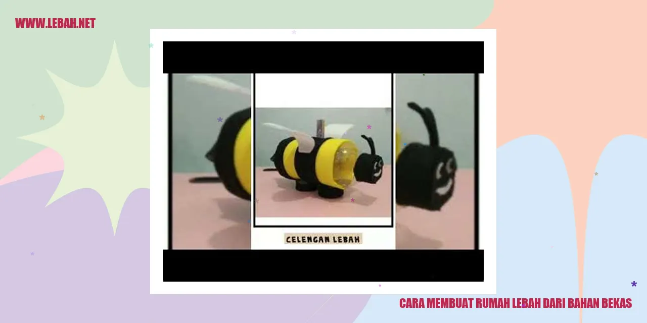 cara membuat rumah lebah dari bahan bekas