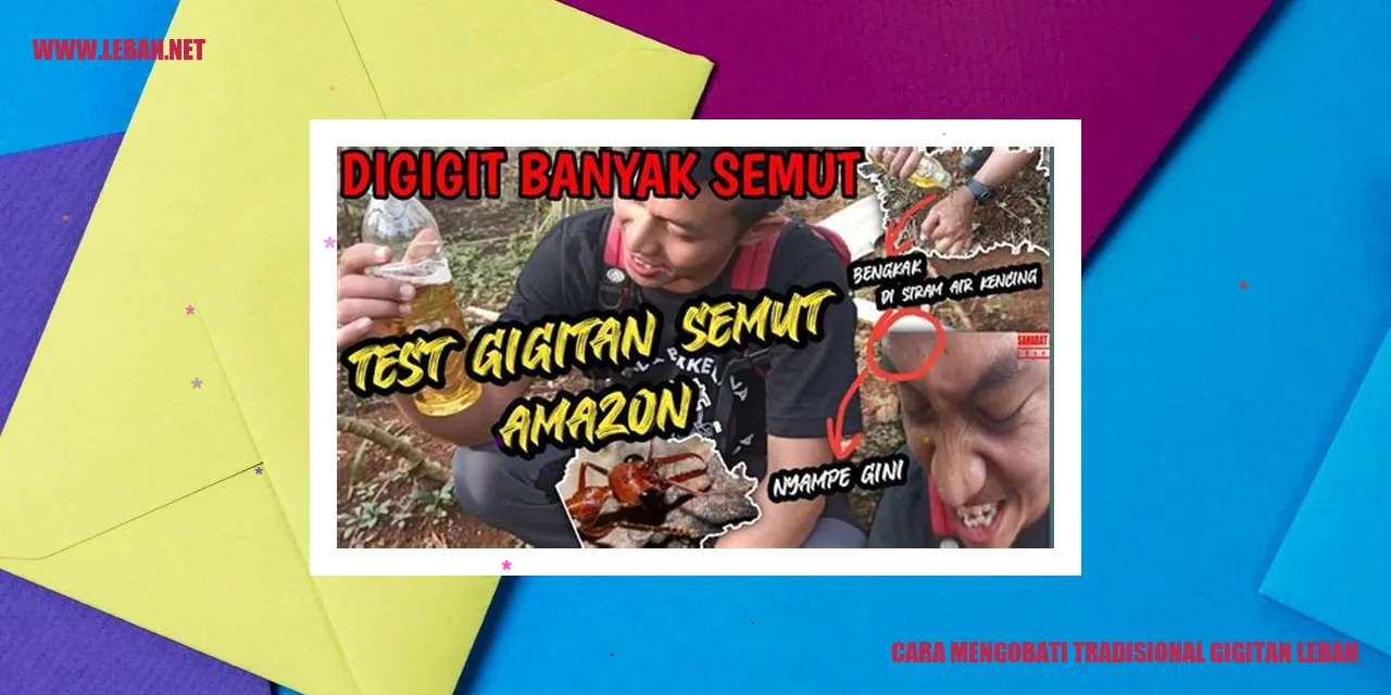 cara mengobati tradisional gigitan lebah