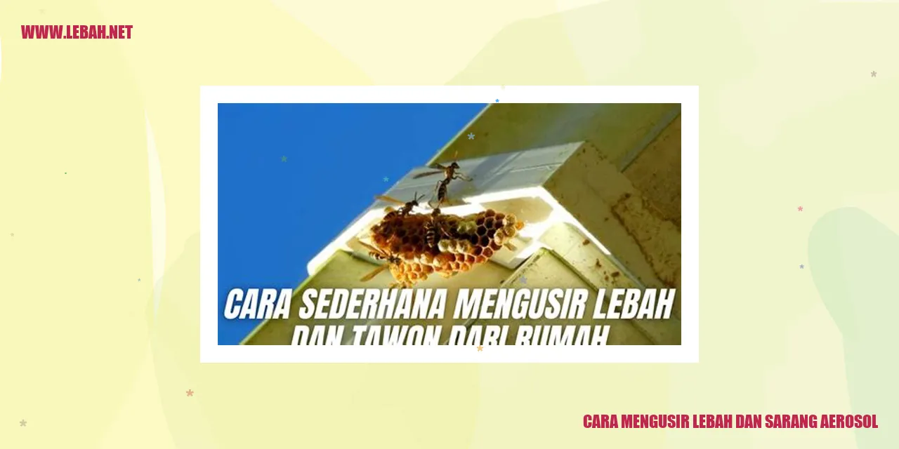 cara mengusir lebah