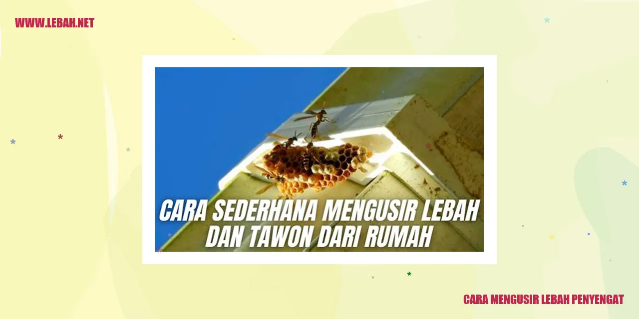 Cara Mengusir Lebah Penyengat