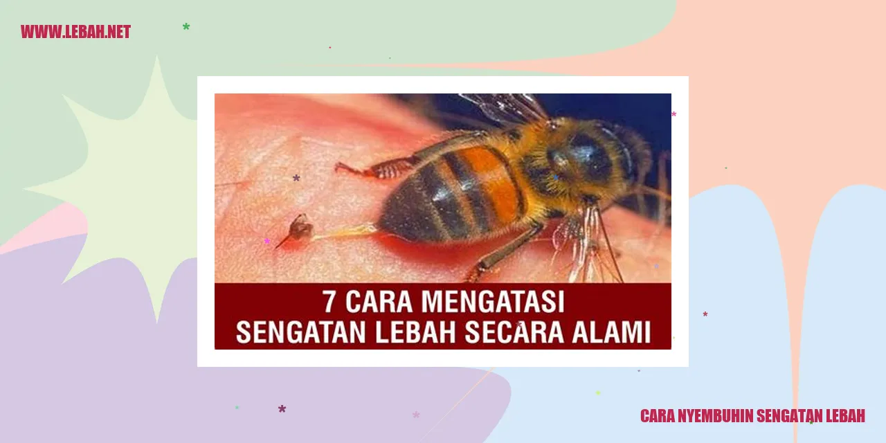 Cara Nyembuhin Sengatan Lebah
