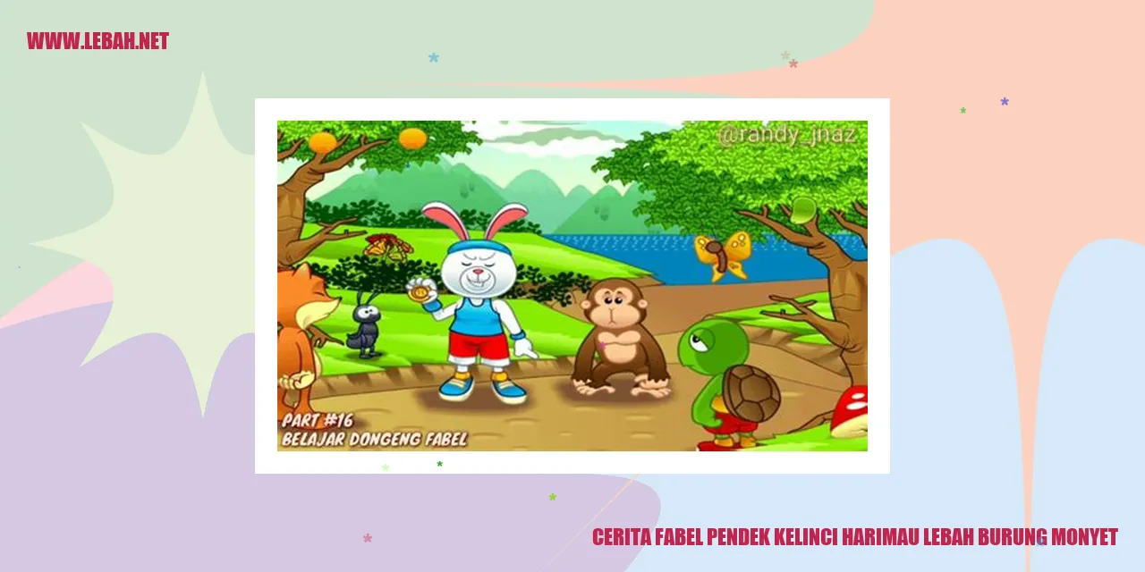 Cerita Fabel Pendek Kelinci Harimau Lebah Burung Monyet