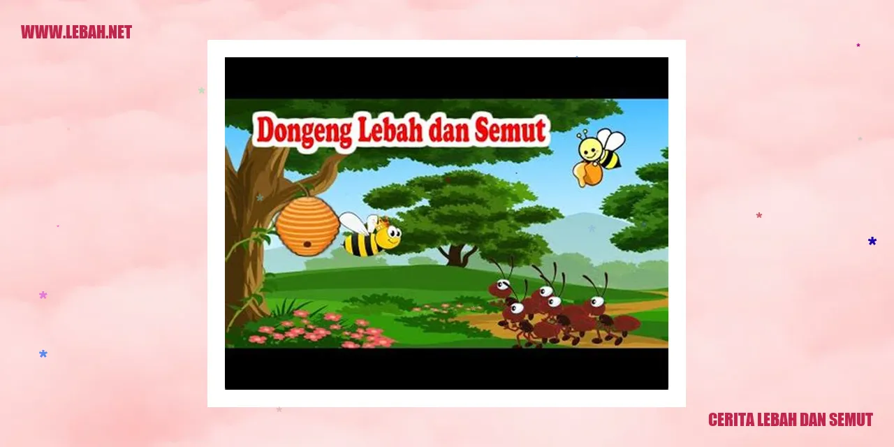 Illustrasi Lebah dan Semut