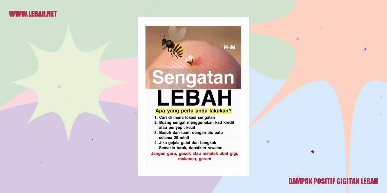 Dampak Positif Gigitan Lebah