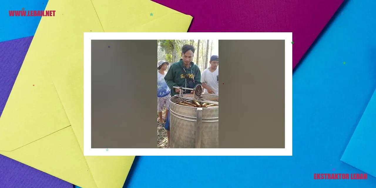 Gambar Ekstraktor Lebah