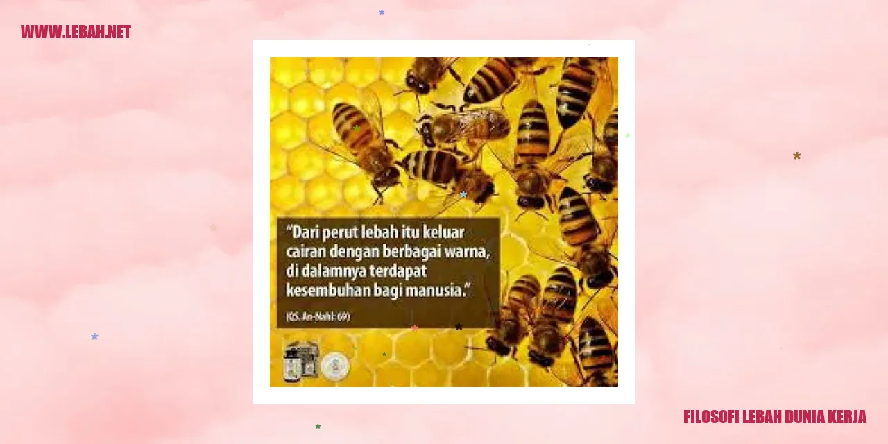 Filosofi Lebah Dunia Kerja