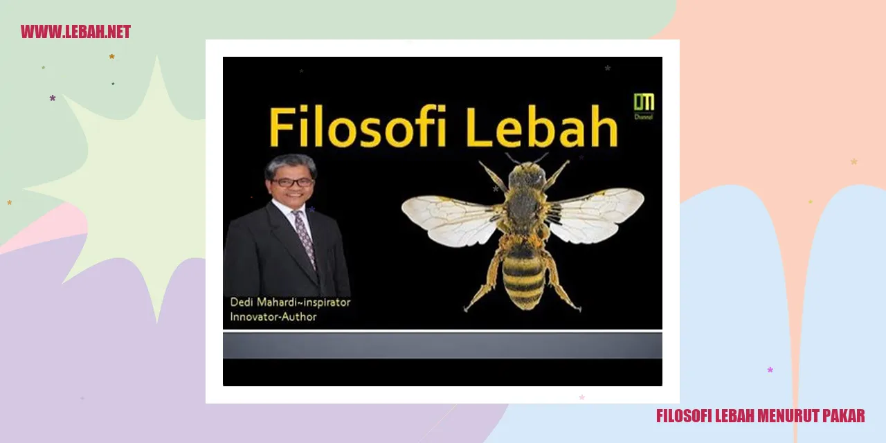 Filosofi Lebah Menurut Pakar