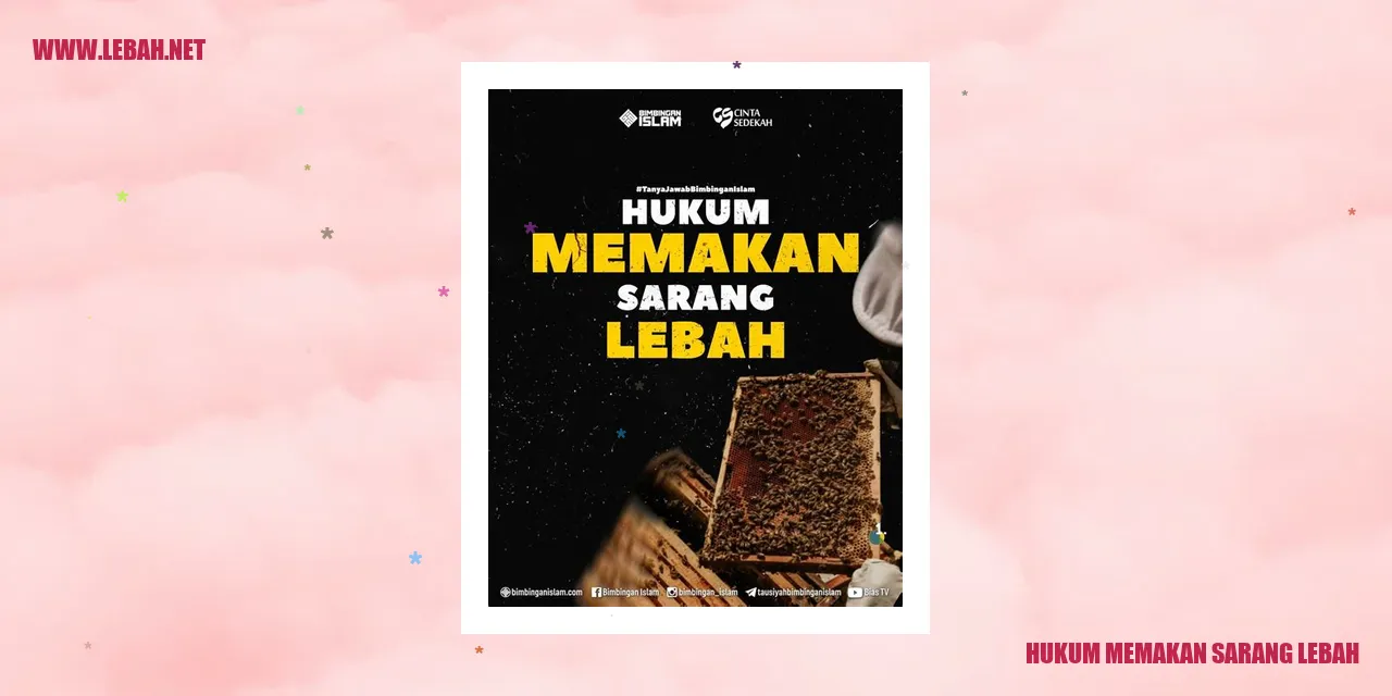 hukum memakan sarang lebah