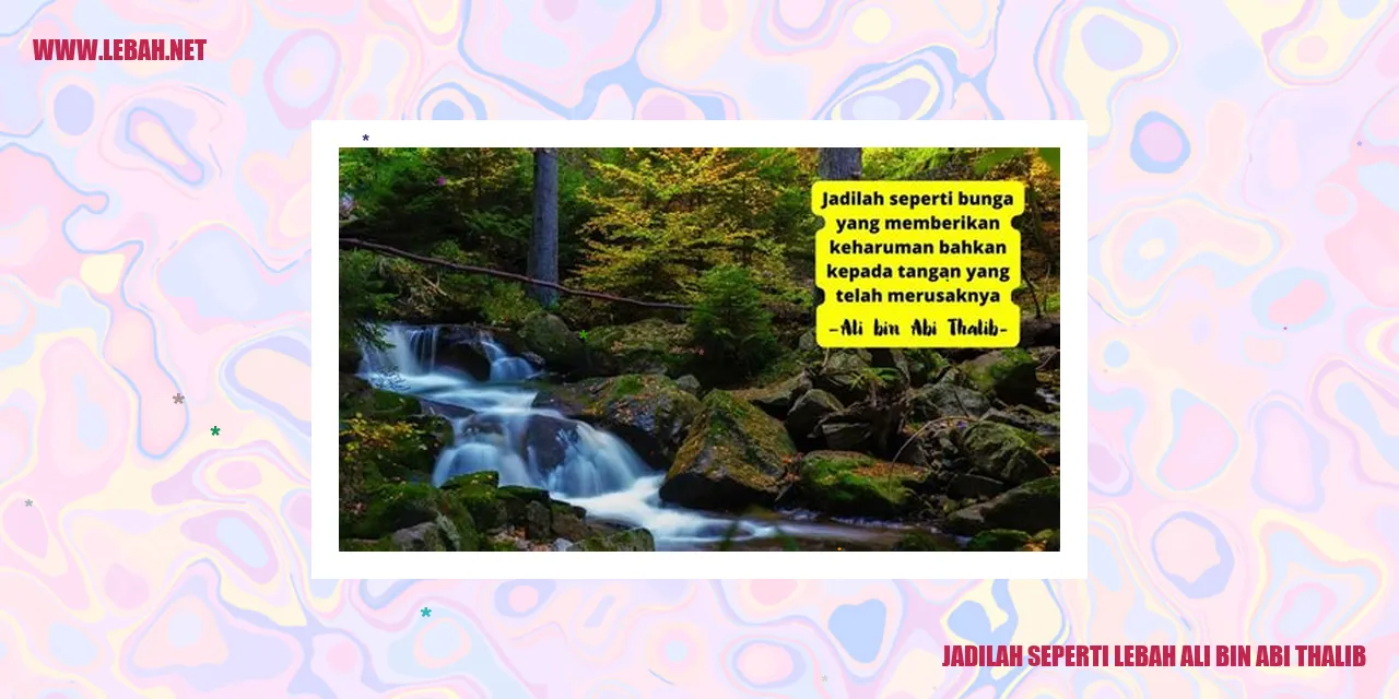 jadilah seperti lebah ali bin abi thalib
