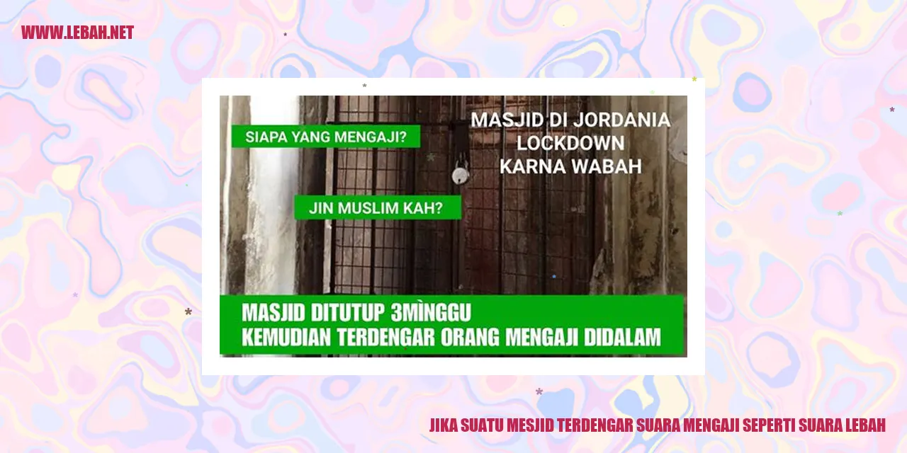 Suara mengaji seperti suara lebah di mesjid