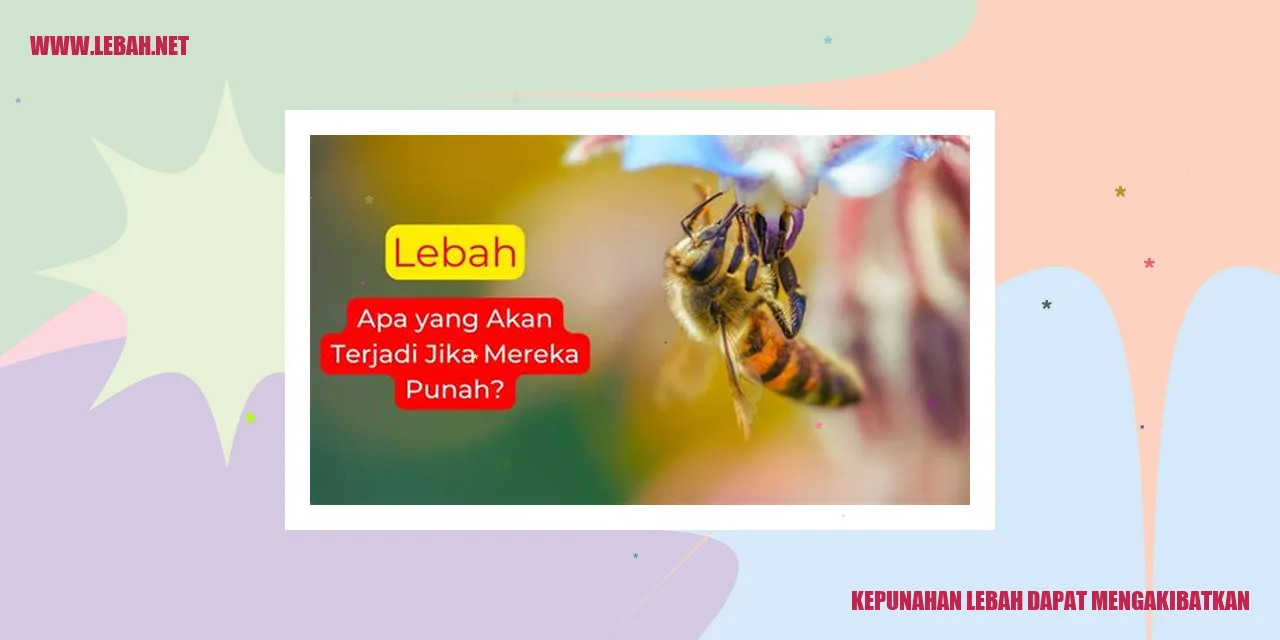 Kepunahan Lebah Dapat Mengakibatkan