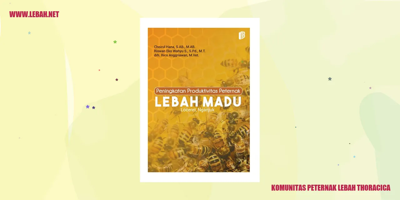 komunitas peternak lebah thoracica
