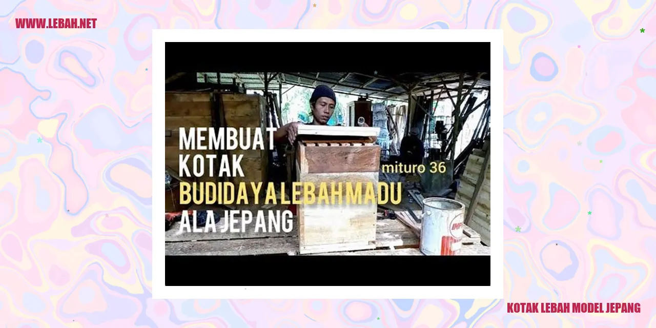 Kotak Lebah Model Jepang