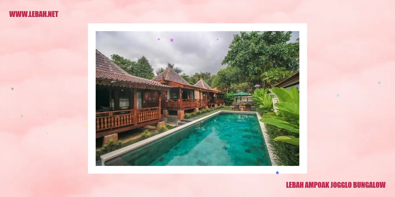 Lebah Ampoak Jogglo Bungalow