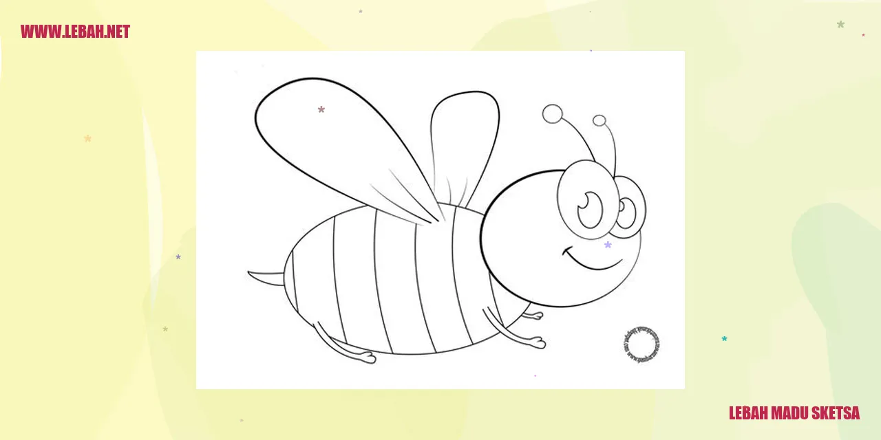 Lebah Madu Sketsa