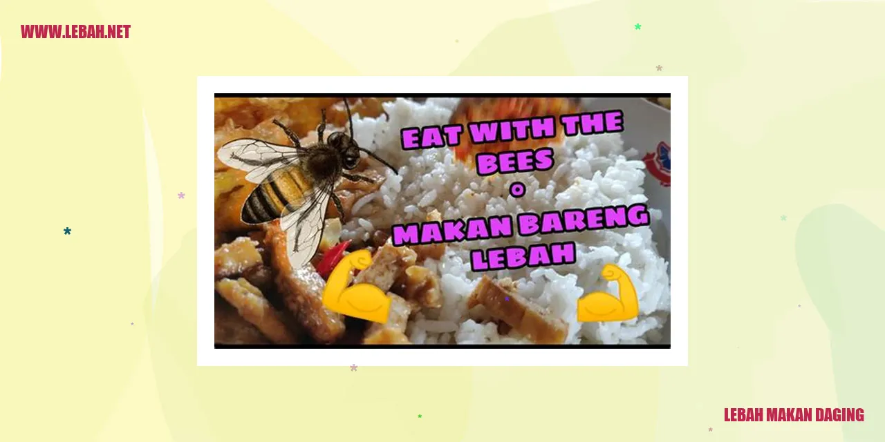Lebah Makan Daging