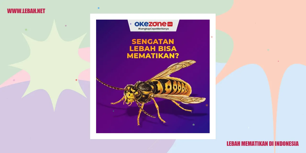 Lebah Mematikan di Indonesia