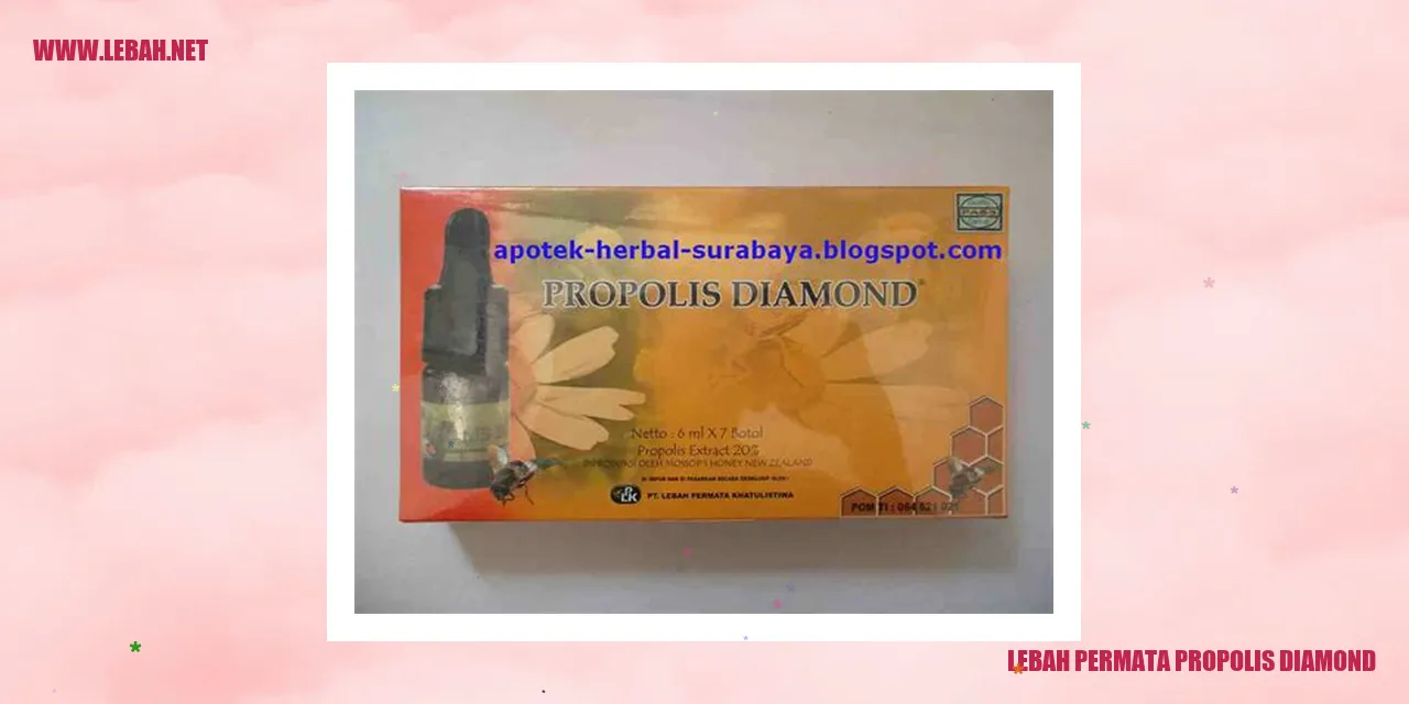 lebah permata propolis diamond