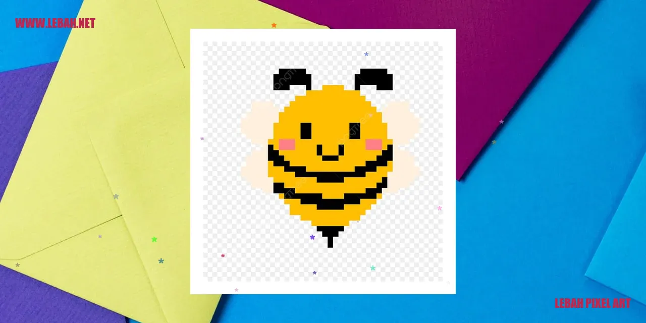Lebah Pixel Art