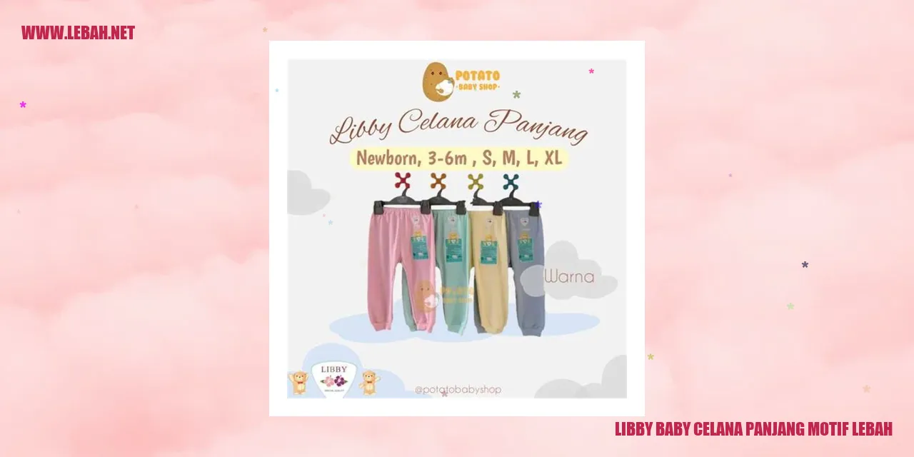 Libby Baby Celana Panjang Motif Lebah