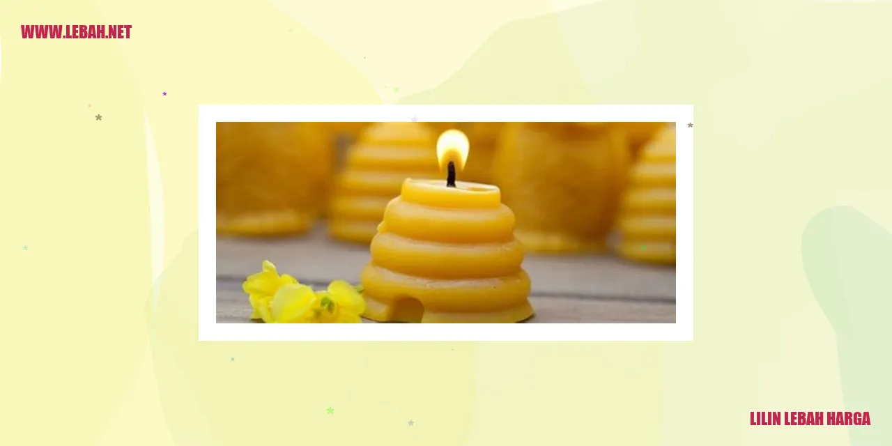 lilin lebah harga