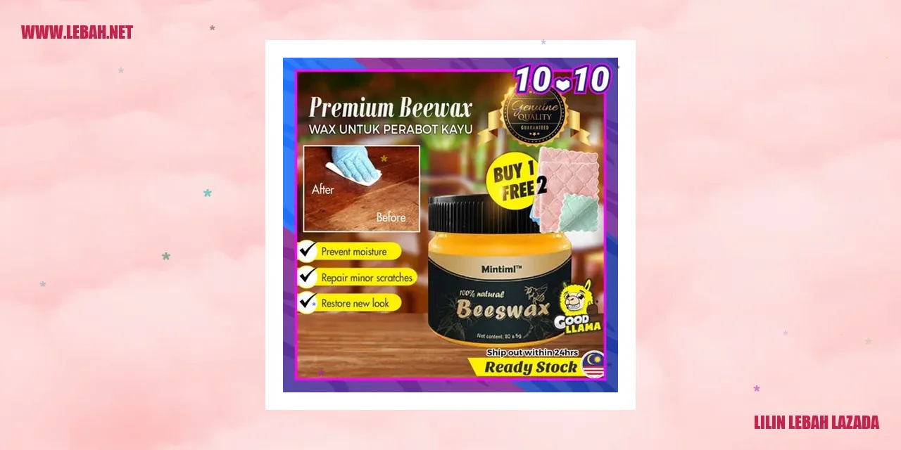 Lilin Lebah Lazada