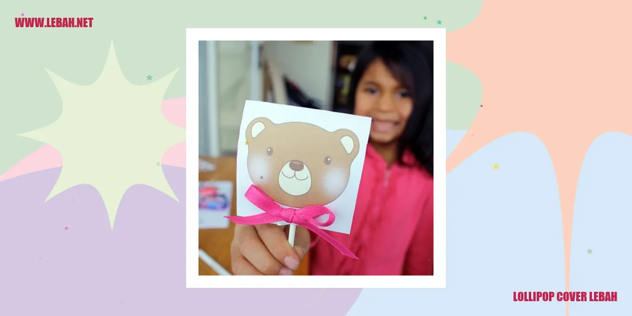 Lolipop Cover Lebah