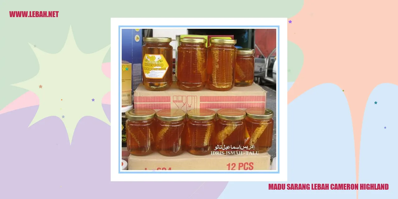madu sarang lebah cameron highland