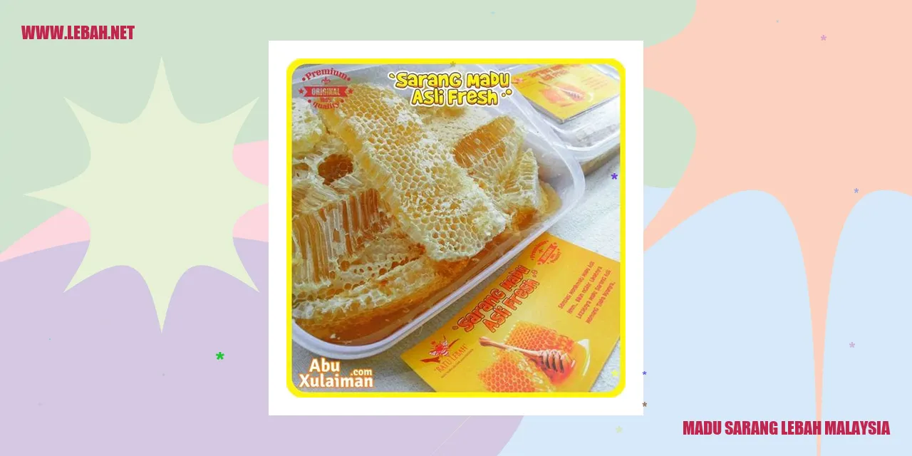 madu sarang lebah malaysia