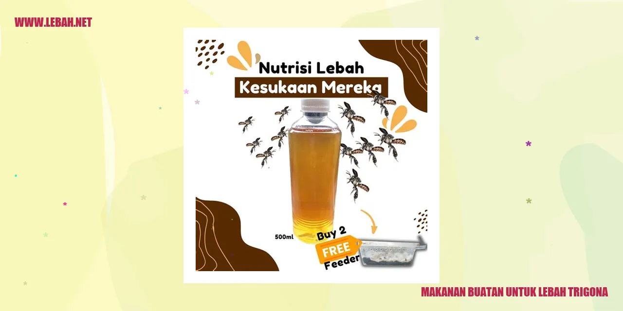 makanan buatan untuk lebah trigona