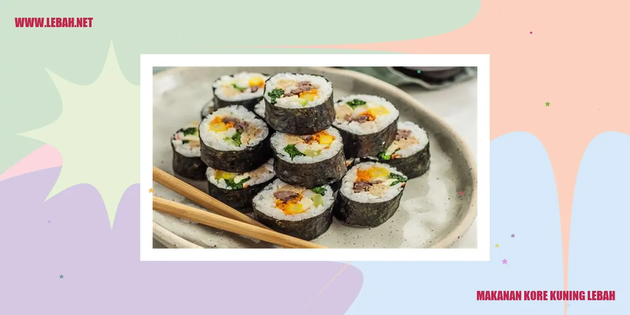 Makanan Kore Kuning Lebah