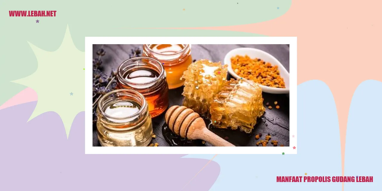 Manfaat Propolis Gudang Lebah