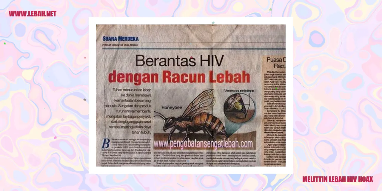 Melittin Lebah