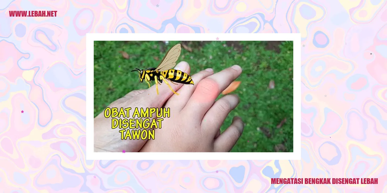 Mengatasi Bengkak Disengat Lebah