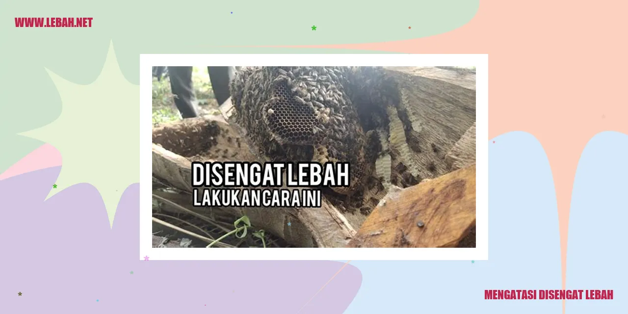 Mengatasi Disengat Lebah