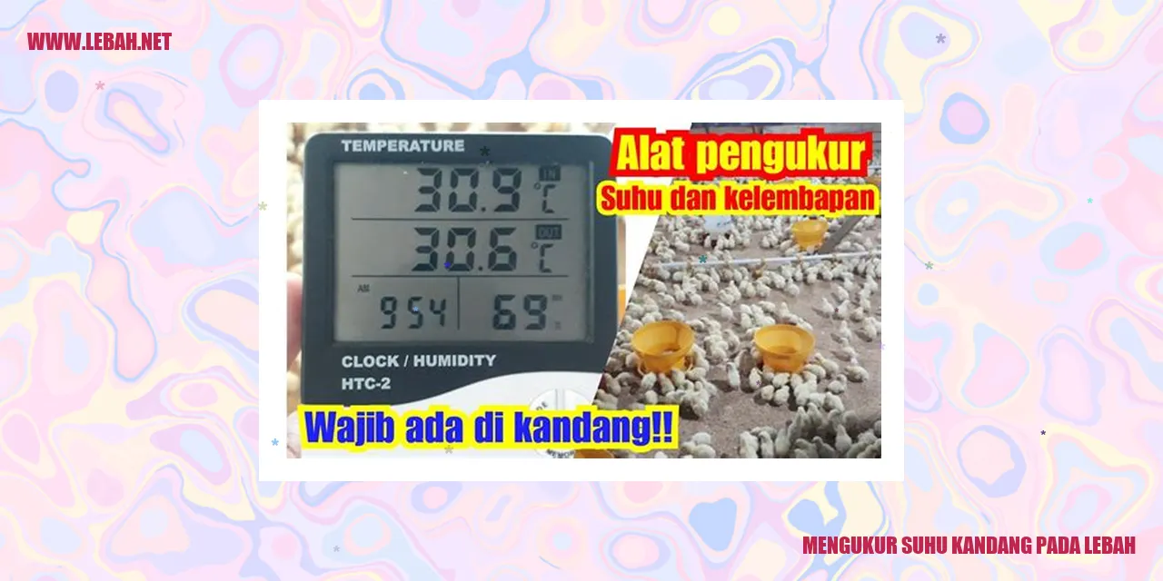 Suhu Kandang pada Lebah