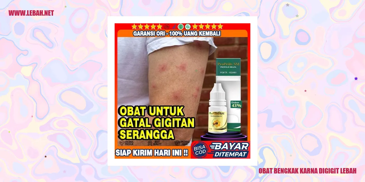 obat bengkak karna digigit lebah