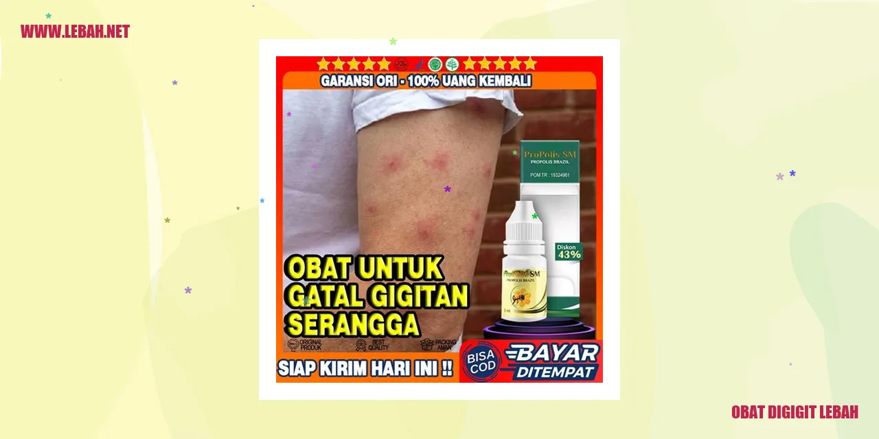 obat digigit lebah