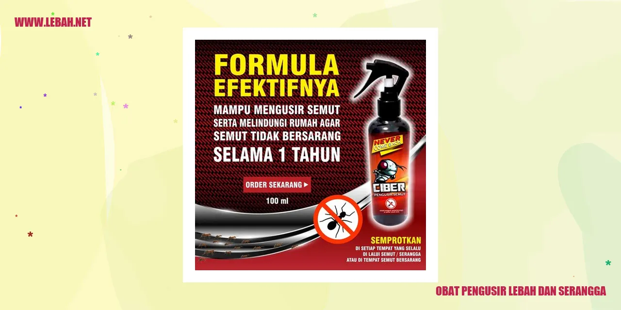 Obat Pengusir Lebah dan Serangga