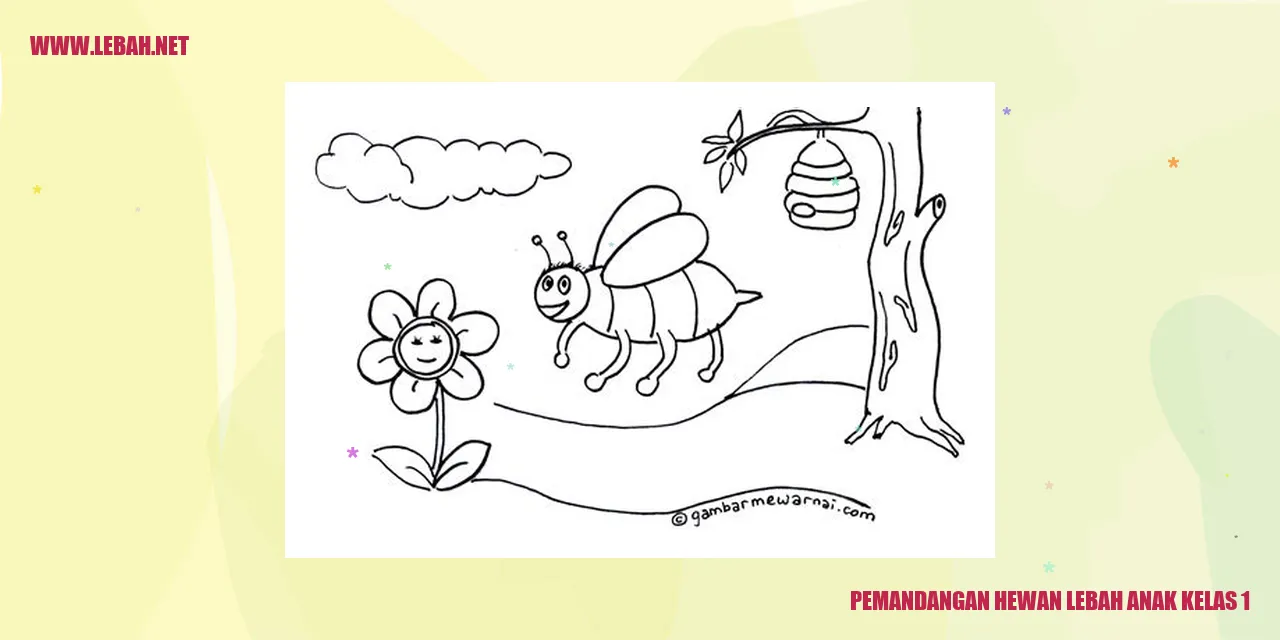 pemandangan hewan lebah anak kelas 1