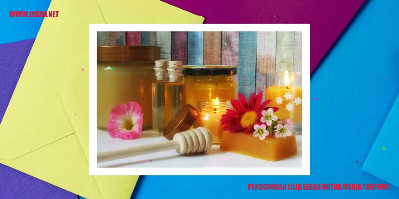 lilin lebah untuk parfum