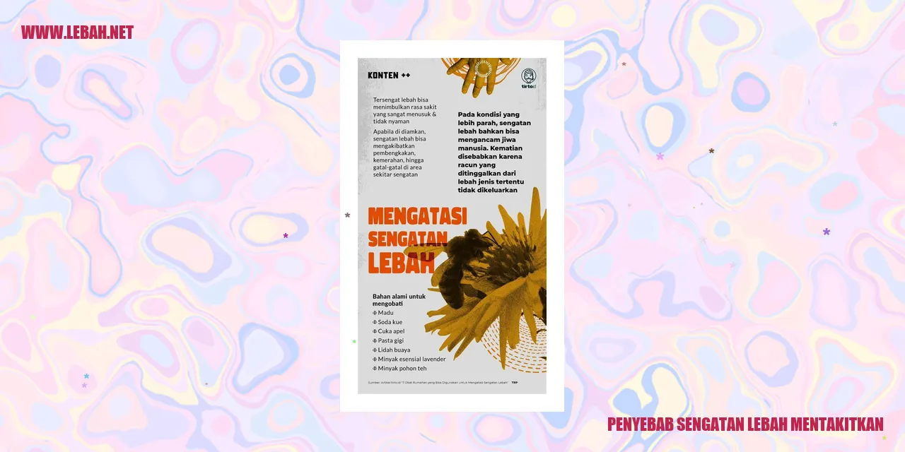 penyebab sengatan lebah mentakitkan