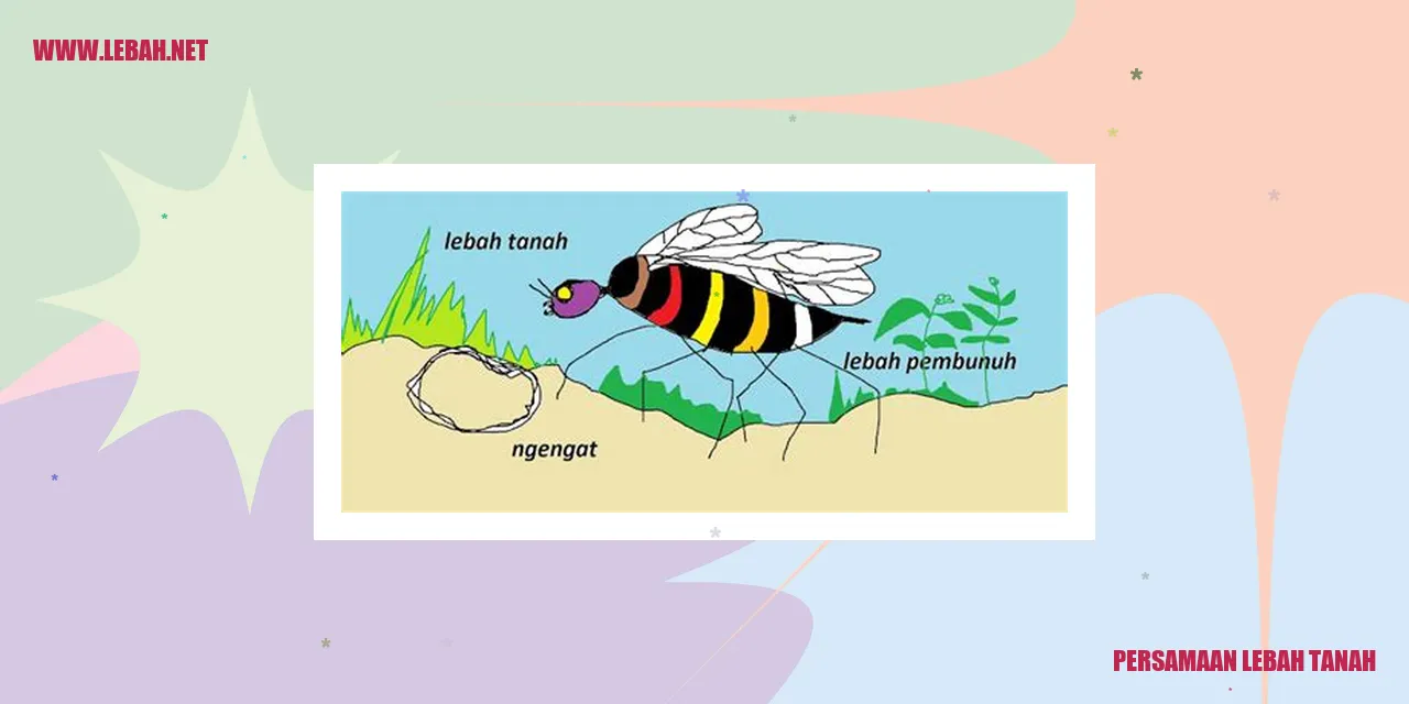 Gambar Persamaan Lebah Tanah